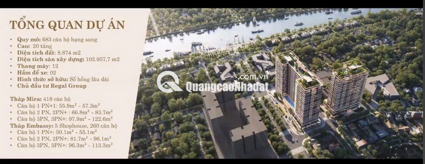 REGAL COMPLEX ĐÀ NẴNG: Căn hộ Hạng Sang Sổ Hồng Lâu Dài! View Biển - Sông, Kề Ngũ Hành Sơn. Giá từ 3 tỷ!